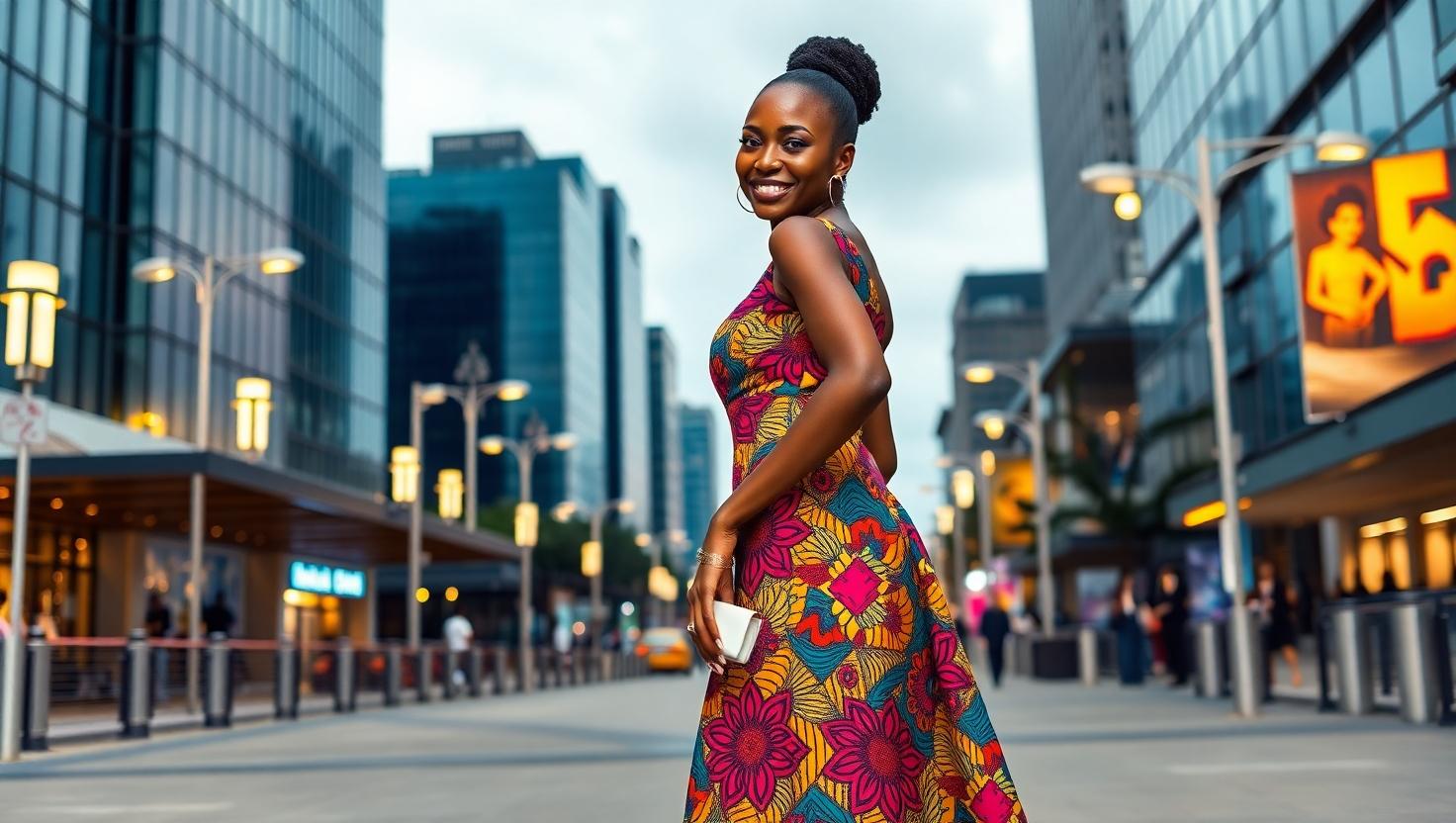 Ankara Luxe collection featuring premium Nigerian prints in luxury fashion