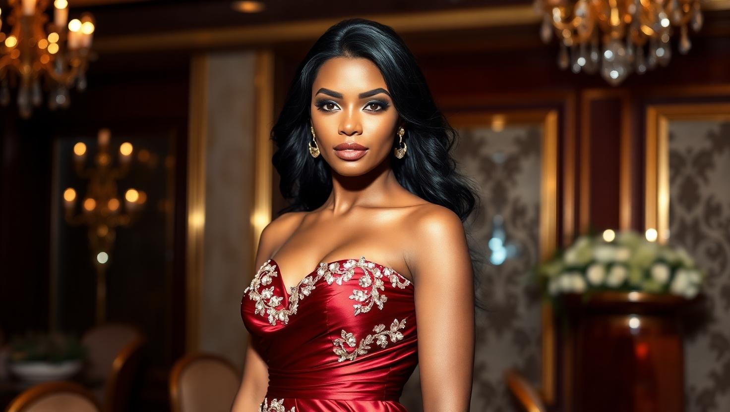 Evening Elegance collection showcasing Nigerian luxury for special occasions